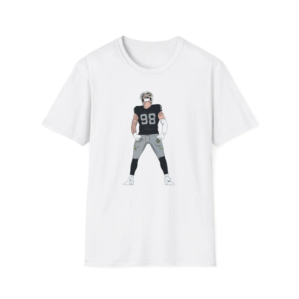 Maxx Crosby Celebrating Las Vegas Softstyle T-Shirt